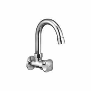 Sink Cock with J Shaped Swivel Spout