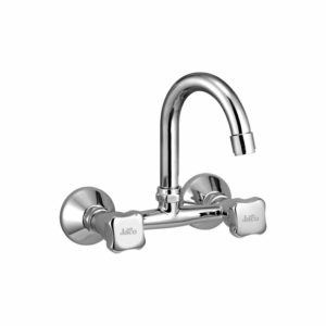 Sink Mixer with J Shaped Swivel Spout